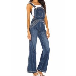 Free people over the rainbow overalls